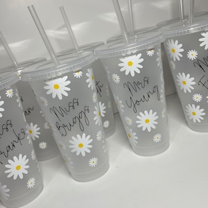 Daisy Teacher Gift | Personalised Teacher Gifts | Daisy Cold Cup | Daisy Bookmark | Daisy Mug | Teacher Gift Set