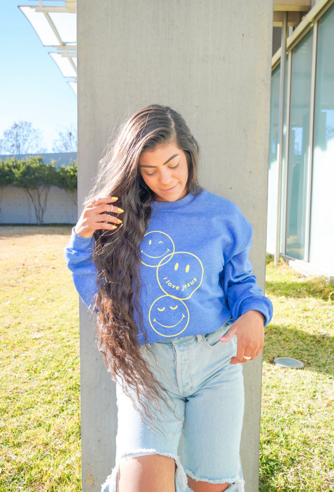 I Love Jesus Sweater Etsy