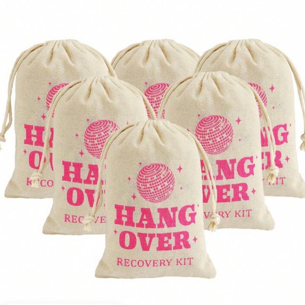 Hangover Recovery Kit | Disco Hen Party | Hangover Kit Bags | Hen Recovery Kits | Hangover Goodie Bag | Hen Party Favours | Last Disco