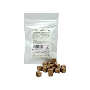 Glosso Factory Substrate Fertilizer Tabs Planted Aquarium Root Micros Macros, 20 pcs