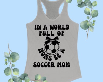 Fußball Mama Tank Top, Fußball Mama Shirt, Fußball Mama Geschenk, Spieltag T-Shirt, Fußball Shirt, Sport Mama Geschenk, Fußball T-Shirt, Sport Mama Shirt