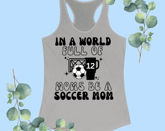 Fußball Mama Tank Top, Fußball Mama Shirt, Fußball Mama Geschenk, Spieltag T-Shirt, Fußball Shirt, Sport Mama Geschenk, Fußball T-Shirt, Sport Mama Shirt