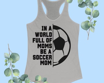 Fußball Mama Tank Top, Fußball Mama Shirt, Fußball Mama Geschenk, Spieltag T-Shirt, Fußball Shirt, Sport Mama Geschenk, Fußball T-Shirt, Sport Mama Shirt