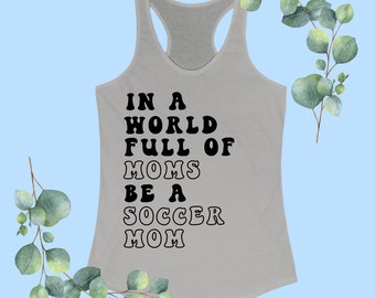 Fußball-Mama-Tanktop, Fußball-Mama-Shirt, Fußball-Mama-Geschenk, Spieltag-T-Shirt, Fußball-Shirt, Sport-Mama-Geschenk, Fußball-T-Shirt, Sport-Mama-Shirt