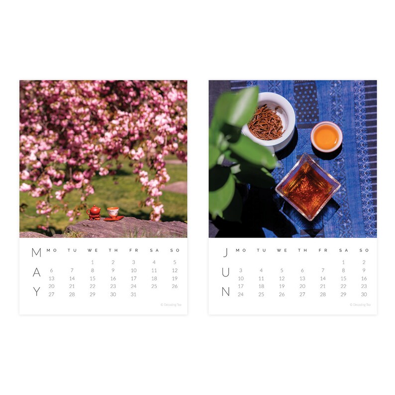 2024 Tea Calendar Sipping Happiness Through the Year Wall Calendar Etsy