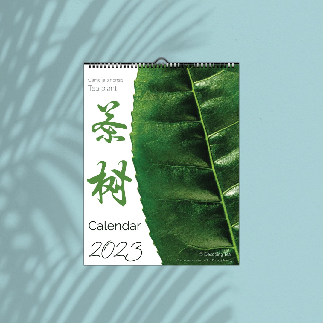 2023 Tea Calendar Tea Plant Knowledge Camellia Sinensis Etsy