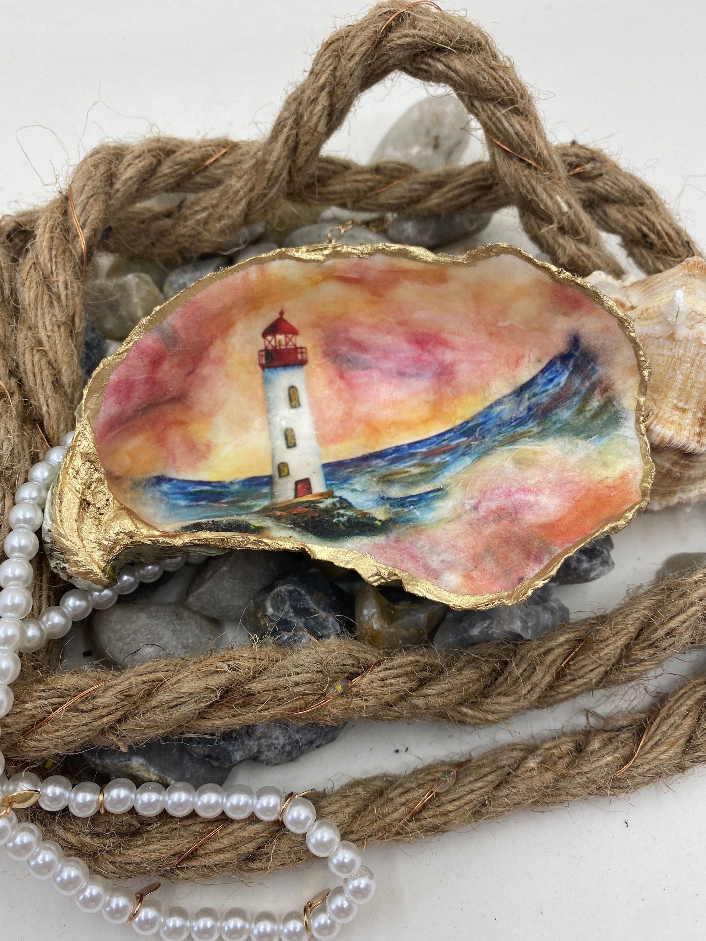 Huître, Décoration, Normandie, Coquillage, Cadeau Original, Vide-Poche, Mer, Déco