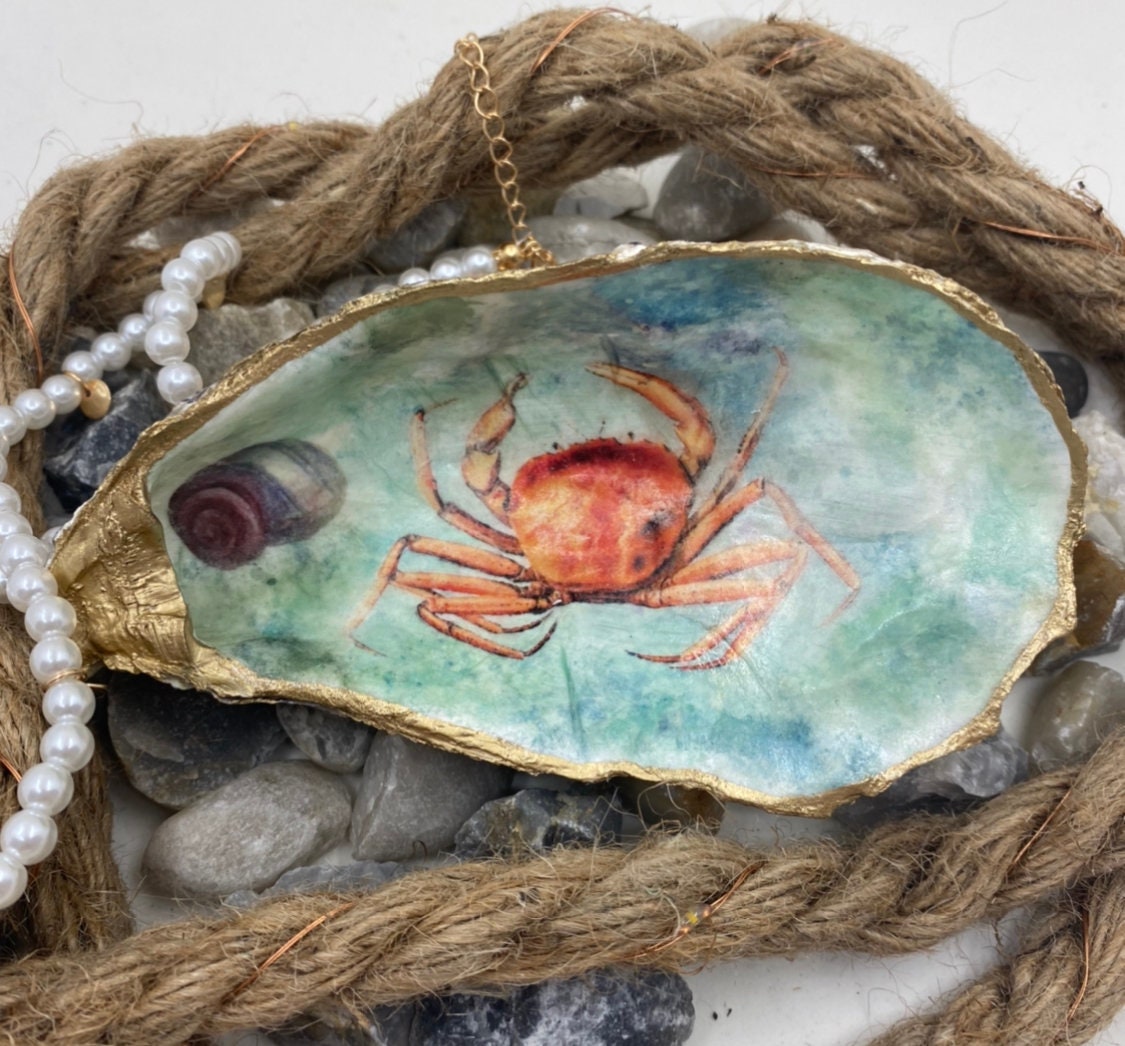 Huître Décorative de Normandie, Déco, Décoration, Vide-Poche, Coquillage, Cadeau Original, Mer, Océa