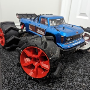 Winter Beadlocked Tires for Arrma Outcast 4S 3D Files