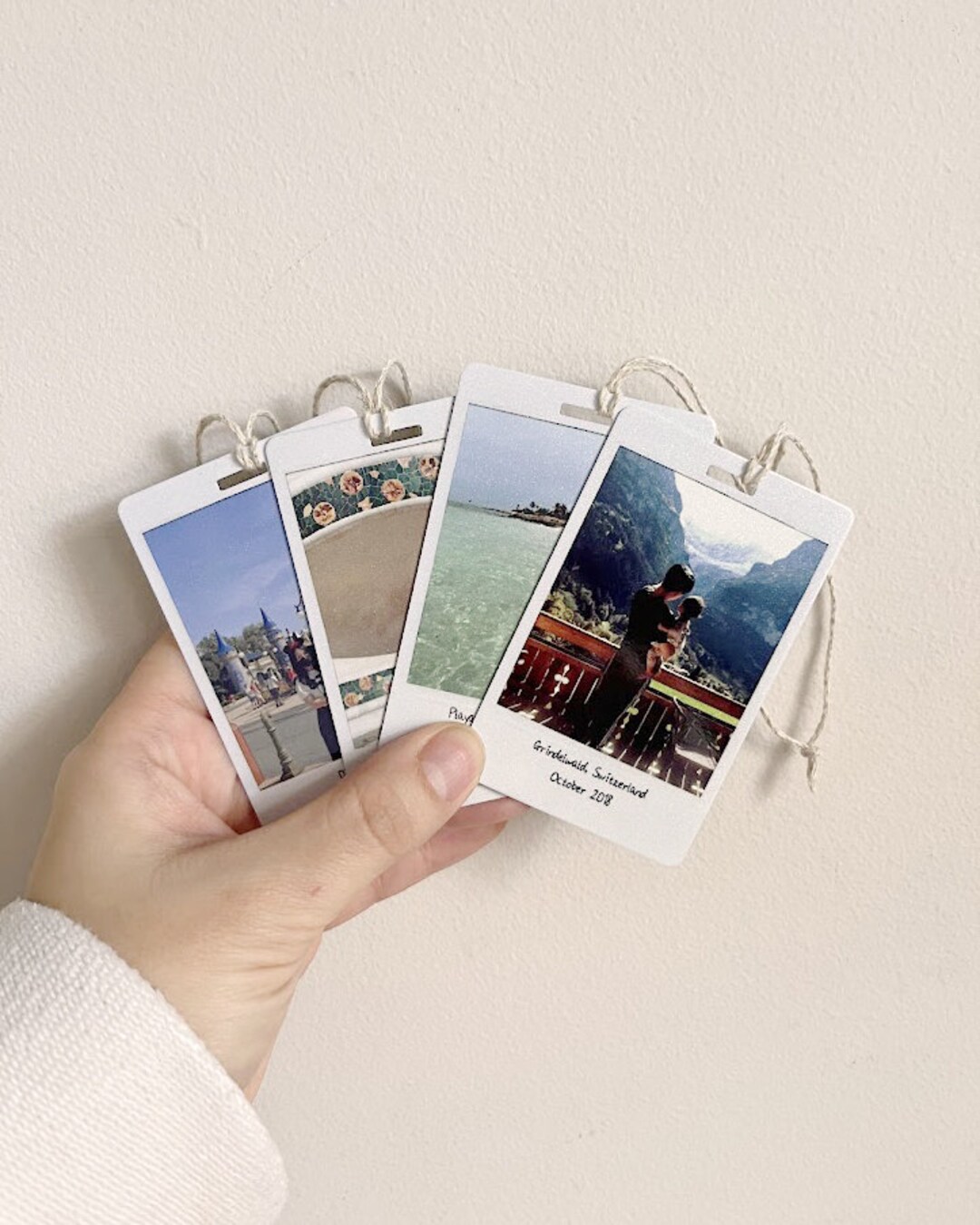 Polaroid Ornaments Personalized Ornaments Christmas Ornaments Photo