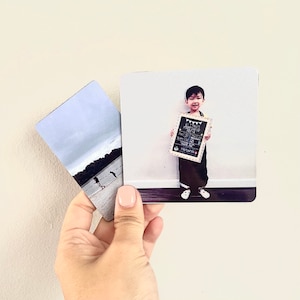 Custom Refrigerator Magnet • Personalized photo magnet • Home Decor • Minimalist Magnets • Fridge Magnets • Wedding Favors • Photo Magnets