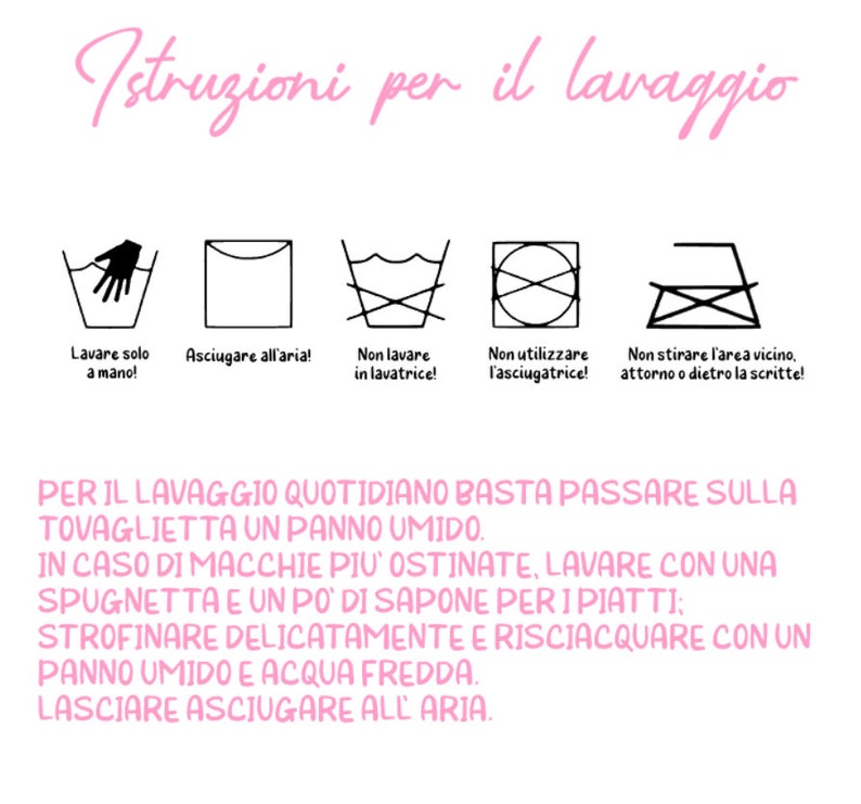 Tovaglietta personalizzata immagine 8