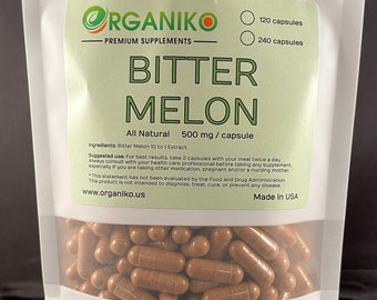 Bitter Melon -- 500mg Capsules