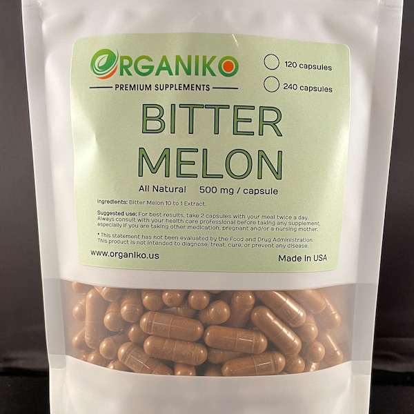 Bitter Melon -- 500mg Capsules