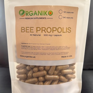 Bee Propolis -- 500mg Capsules