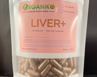 Lever+ -- 500 mg kapslar