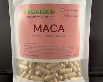 Maca -- 500mg Capsules