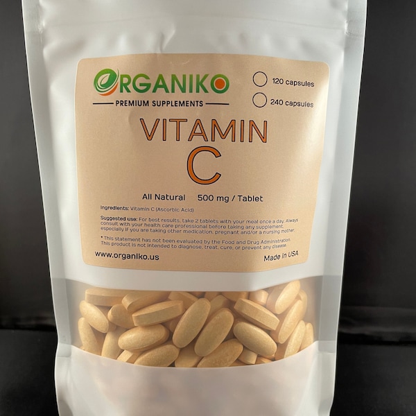Vitamin C -- 500mg tablet