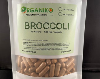 Broccoli Extract -- 500mg capsules