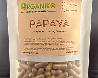 Papaya -- 500mg Capsules