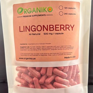 Lingonberry -- 500mg Capsules