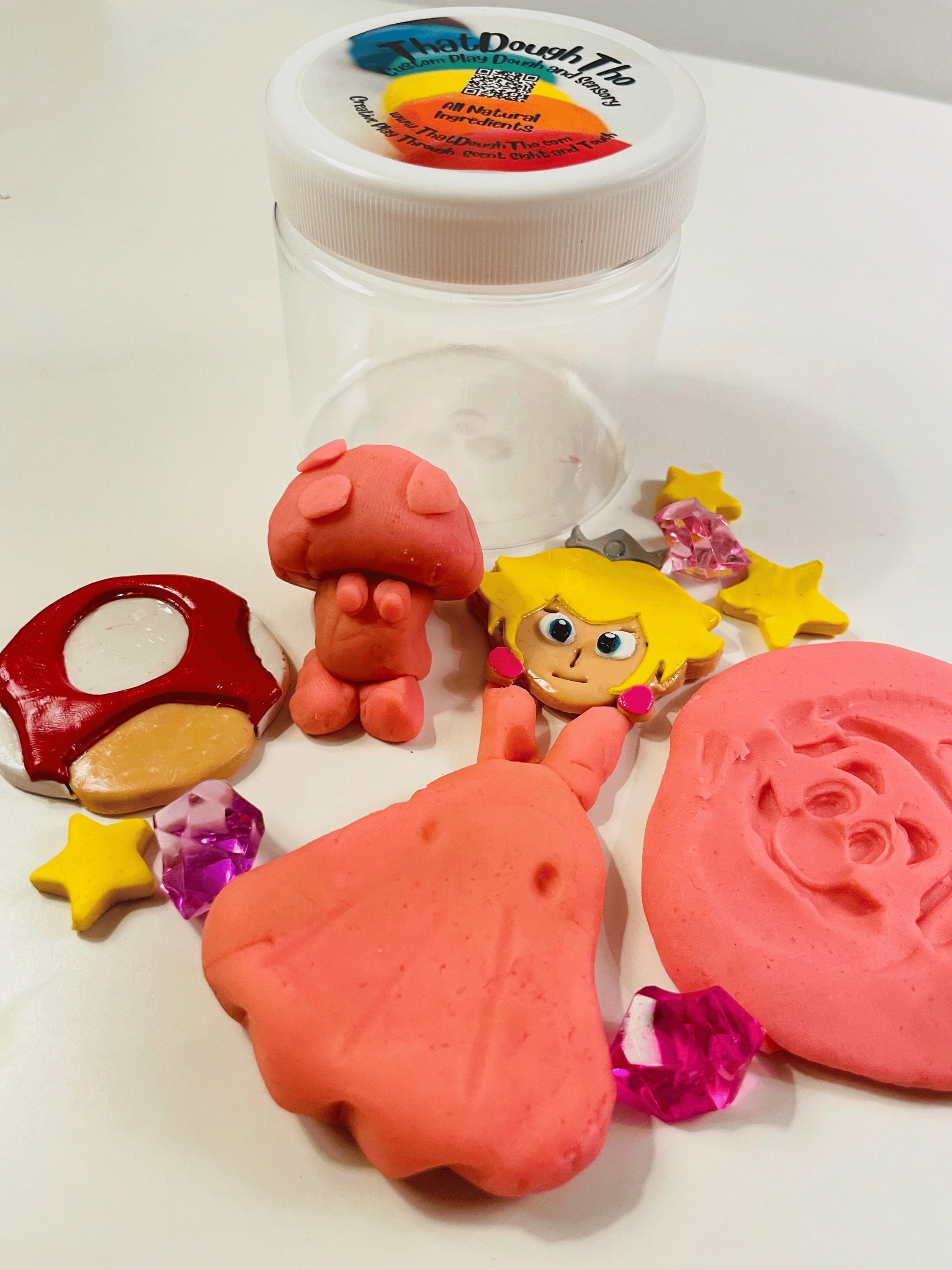 Super Mario Bros. Inspired Play Dough Kit, Luigi Sensory Bin, Princess  Daisy Busy Box, Homemade Play Doh Toy, Kids Gift 