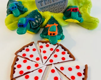 TMNT Inspired Ninja Turtle jar| Play Dough Jar| Great for TMNT theme Birthday Party