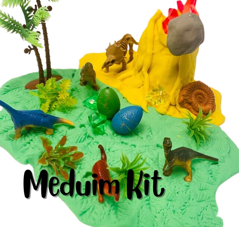 Dinosaur Play Dough Jar Play Dough Jar Jurassic Park Etsy