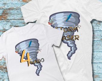 FourNado SVG| Birthday Shirt Design| 4th Birthday Theme