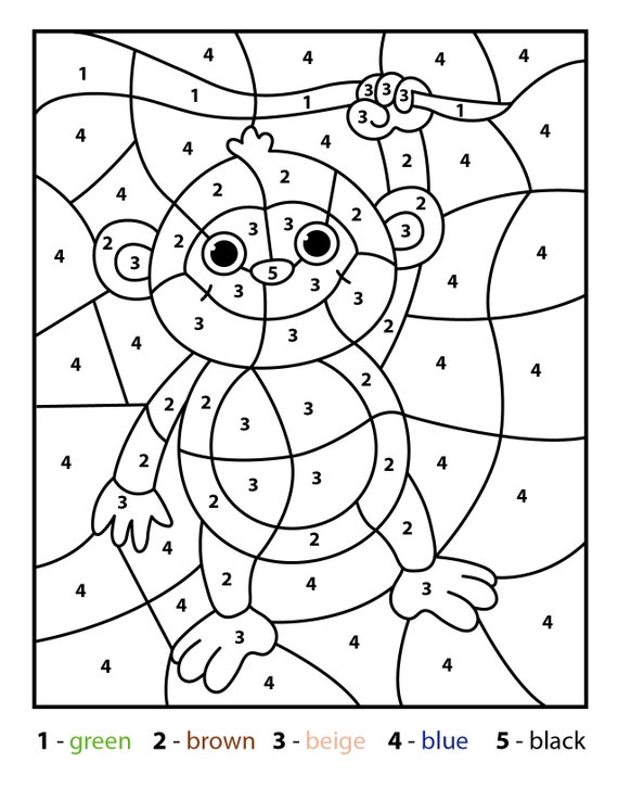 Free Printable Educational Colours Sheet – Monkey Pen Store