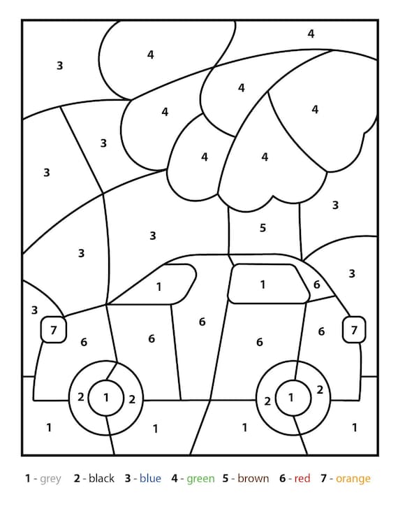 Sicherheit Fehde mach dich ärgerlich cars malen nach zahlen Surichinmoi