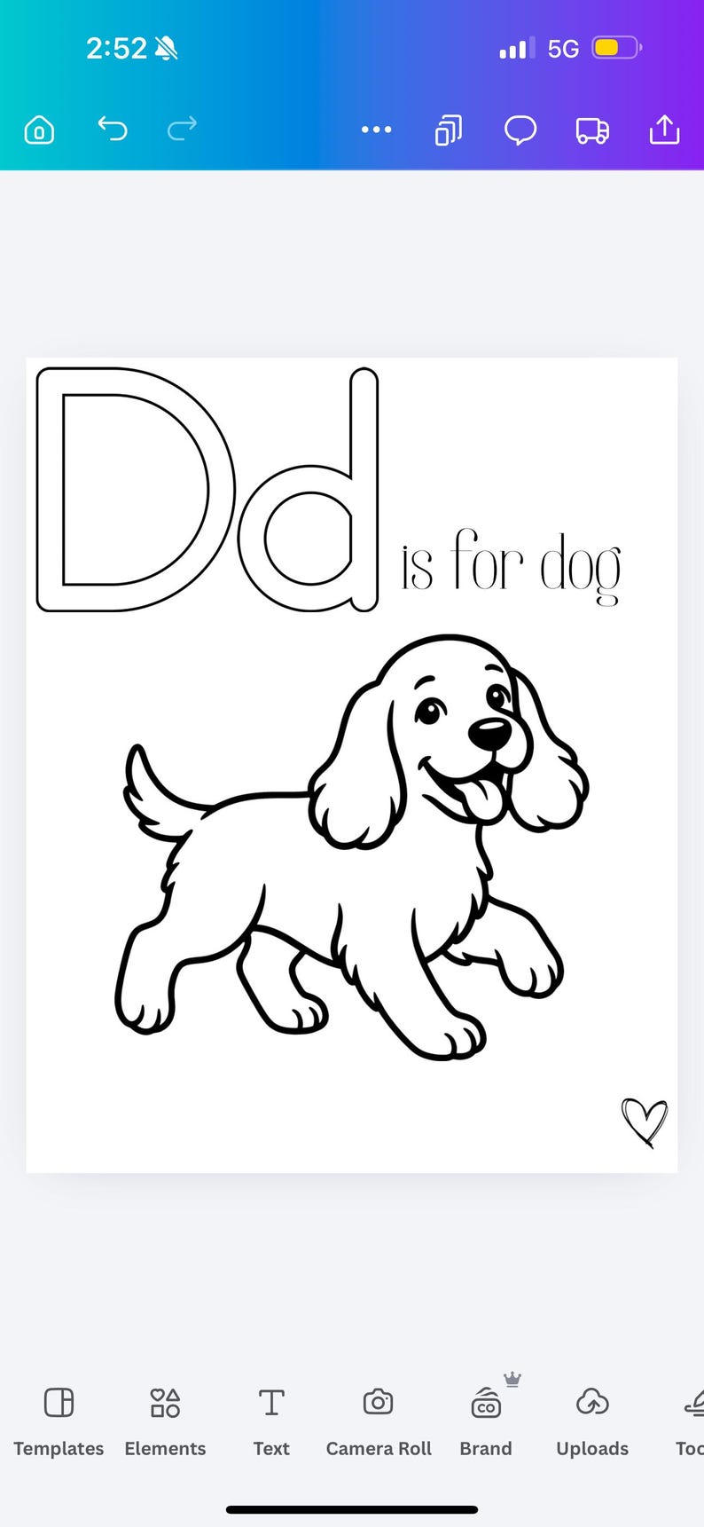 Alphabet Printable Coloring Book - Etsy Canada