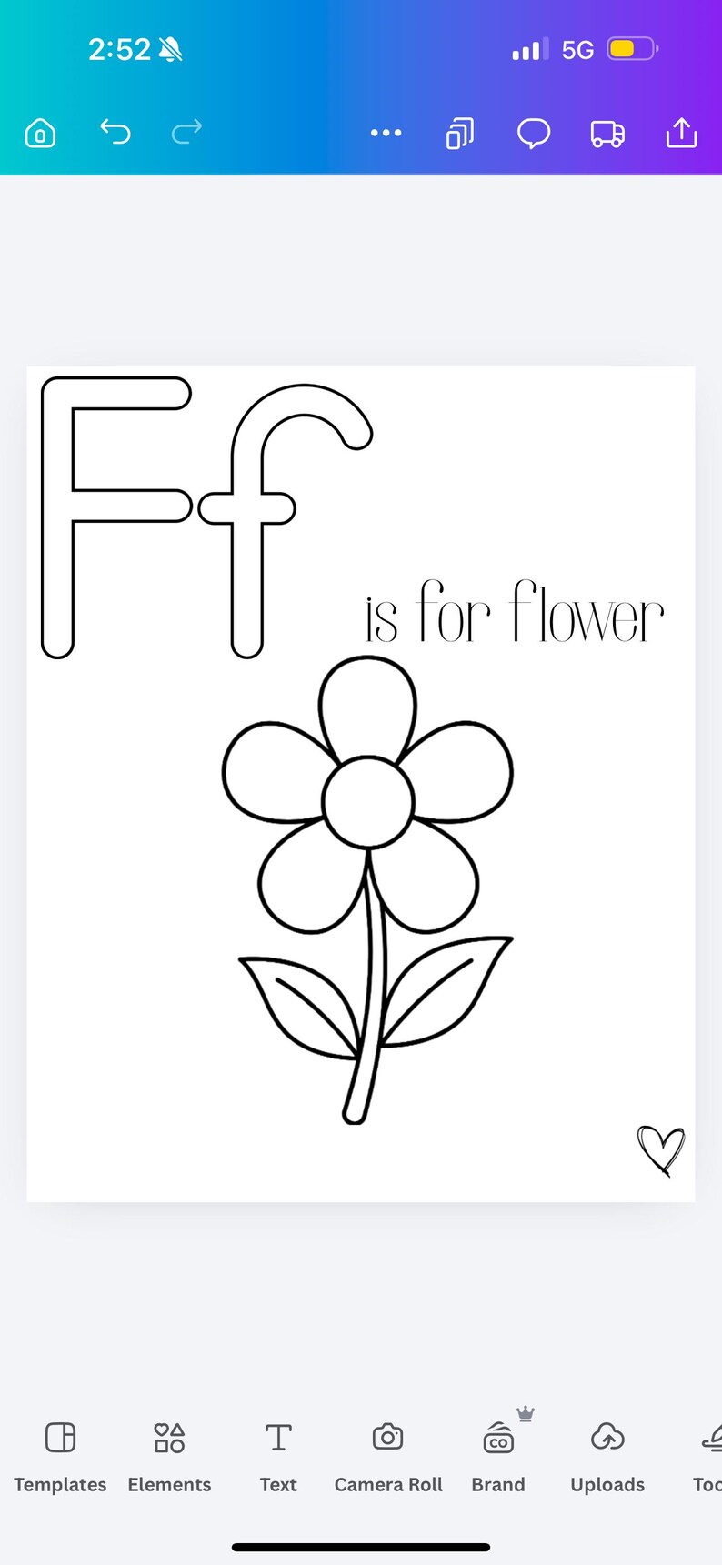 Alphabet Printable Coloring Book - Etsy Canada