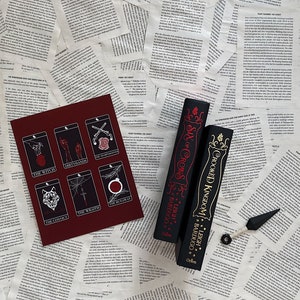 Zes van kraaien Tarot - kleine lettertjes