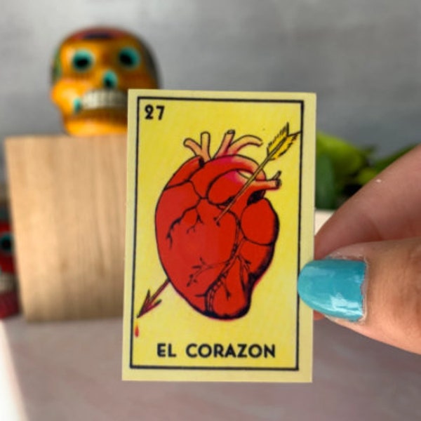 El Corazon Sticker \ Vinyl Sticker \ Water Resistant by Very That | Latinx | Very That | Verythat | latina owned small business