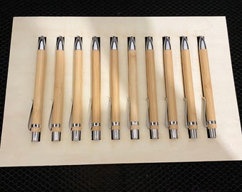 Pen Jig SVG File for Digital Download, Pen jig with Glowforge, Digital Jig File, engraving file