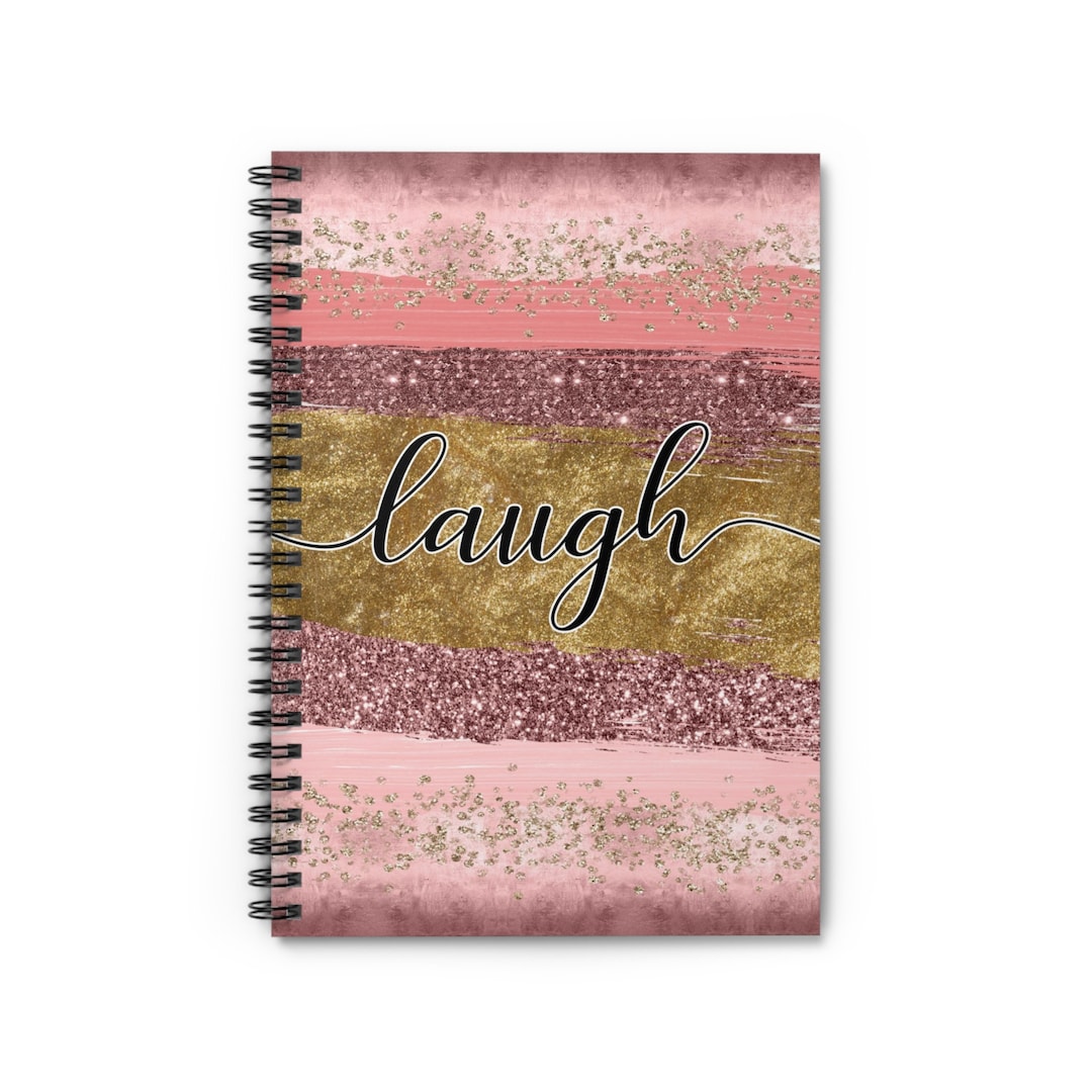 Chic Spiral Notebook Laugh A Designer Spiral Notebook With Lined Pages ...