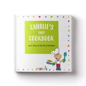 Mi Primer Cuaderno de Recetas: Niño Chef Junior. Edición para niños.  Recetario de cocina para escribir para los niños. Un libro de recetas en  blanco