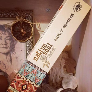 stick incense green tree native soul holy smoke