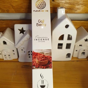 bâton encens fleur de vie baies de goji berry
