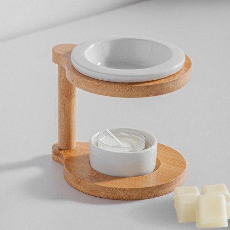 Brûle parfum simplicity ronda blanc bambou