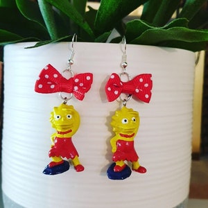 Earrings the simpsons maguy lisa bart