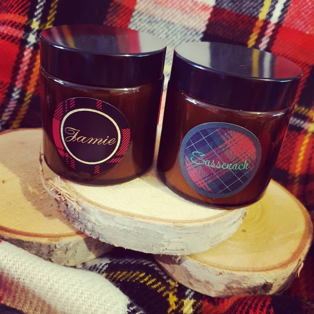 Bougie Parfumée Inspirée d'outlander Jamie Sassenack à La Cire de Soja