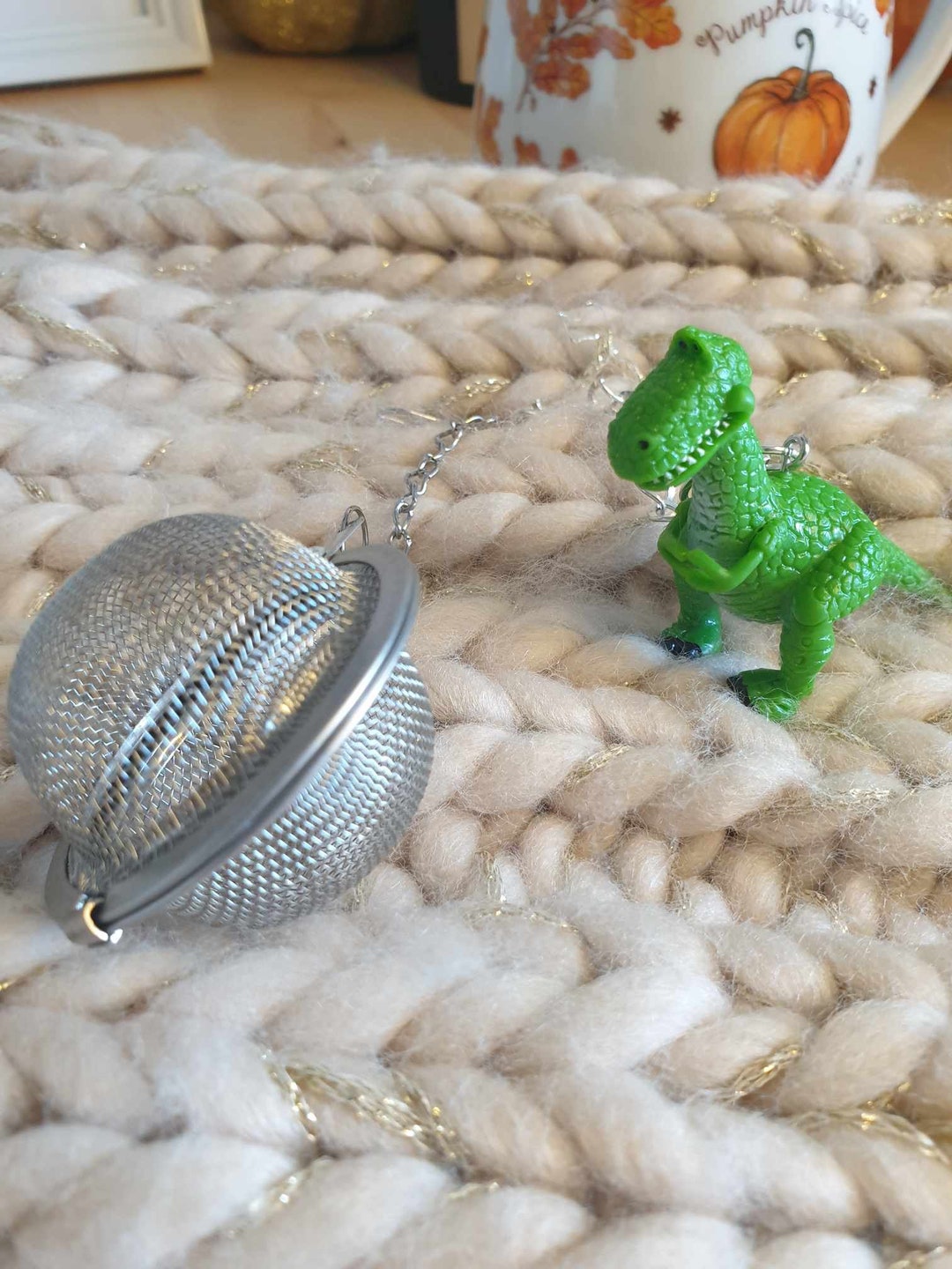 Tea Infuser Tea Ball Rex Dinosaur T Rex From Toy Story Etsy