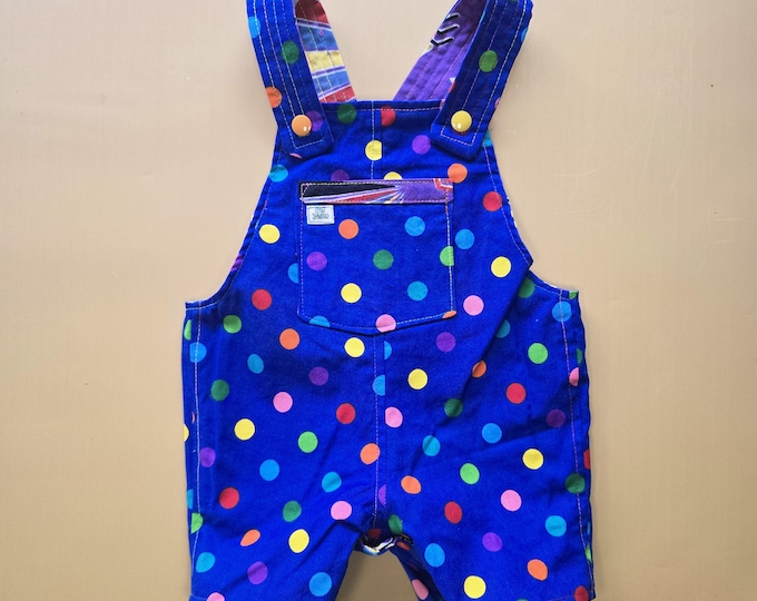 0M 018 Retro/Polka Reversible Overalls