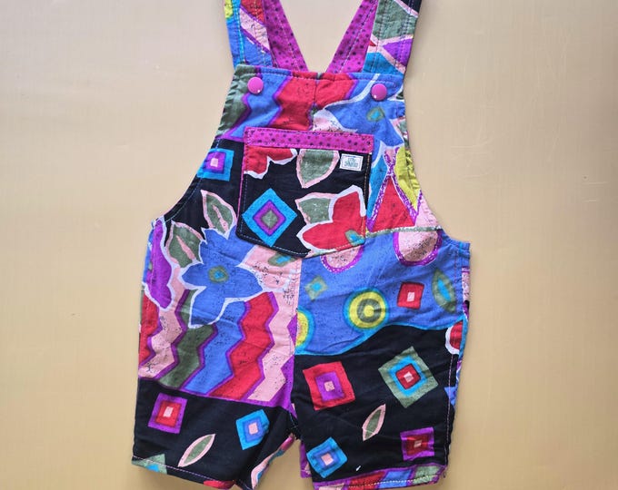 0M 019 Retro/Pink Reversible Overalls