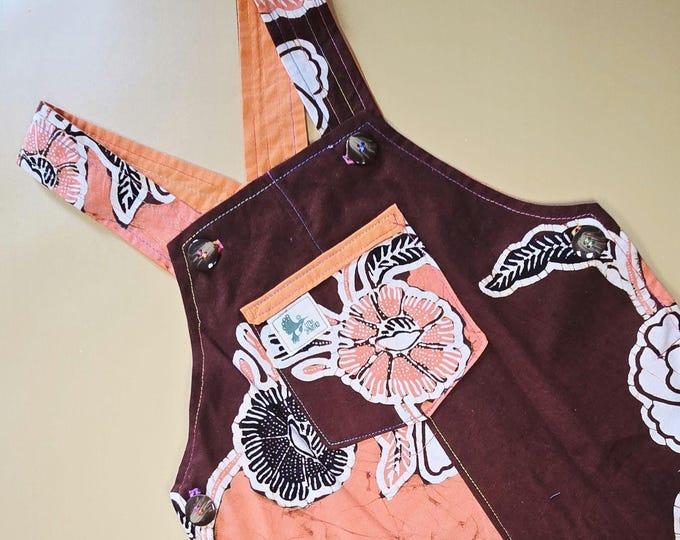 2Y 060 - Vintage Batik Cotton overalls