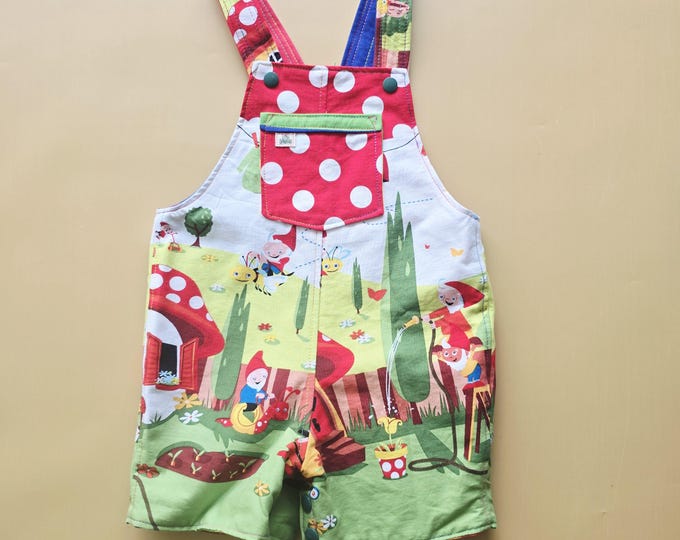 6M 038 - Reversible mike Miller and rainbow cotton overalls