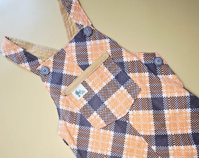 3Y 069 - Vintage textured cotton overalls