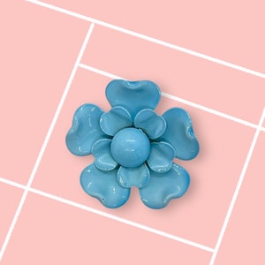 Vintage Metal Blossom Brooch
